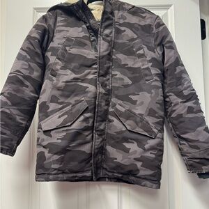 Abercrombie Kids Camouflage Puffer Jacket